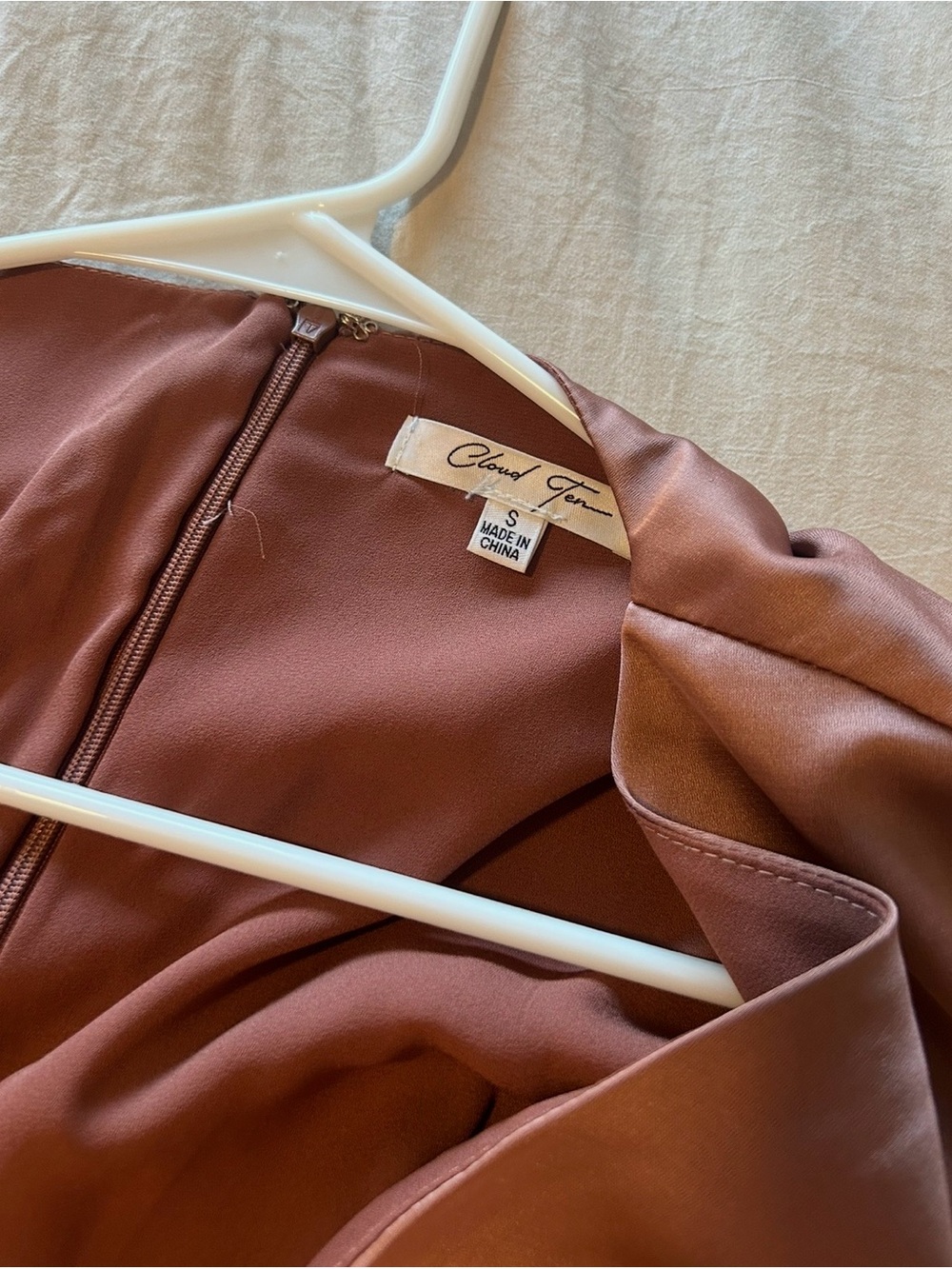 Satin Ruffle Romper - Picture 3 of 4